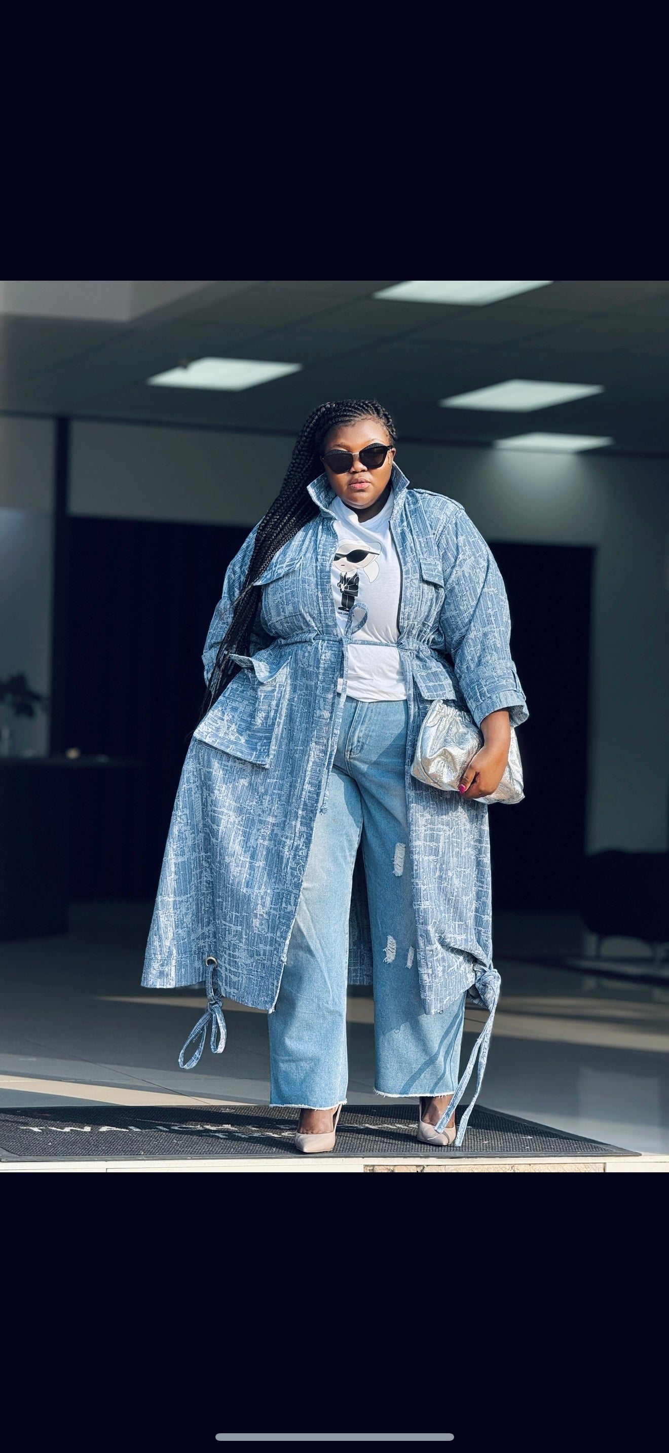 Denim jacket dress