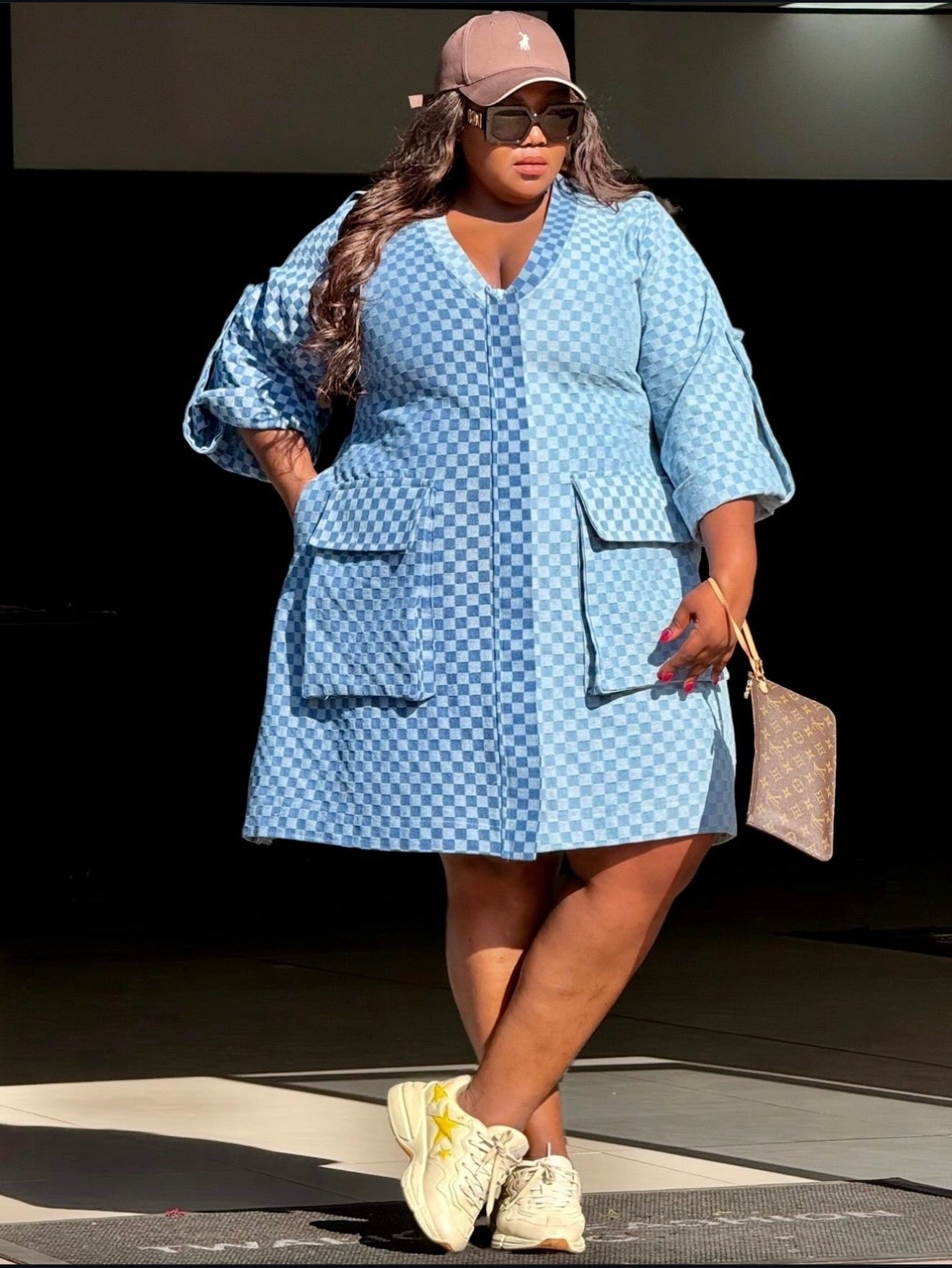 Denim dress