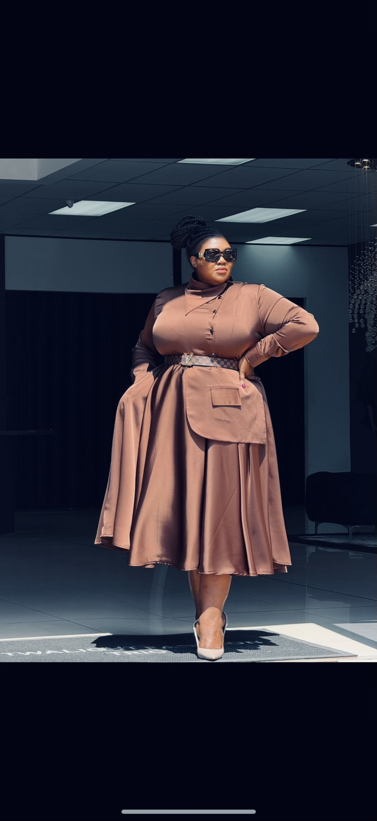 Siviwe choc dress