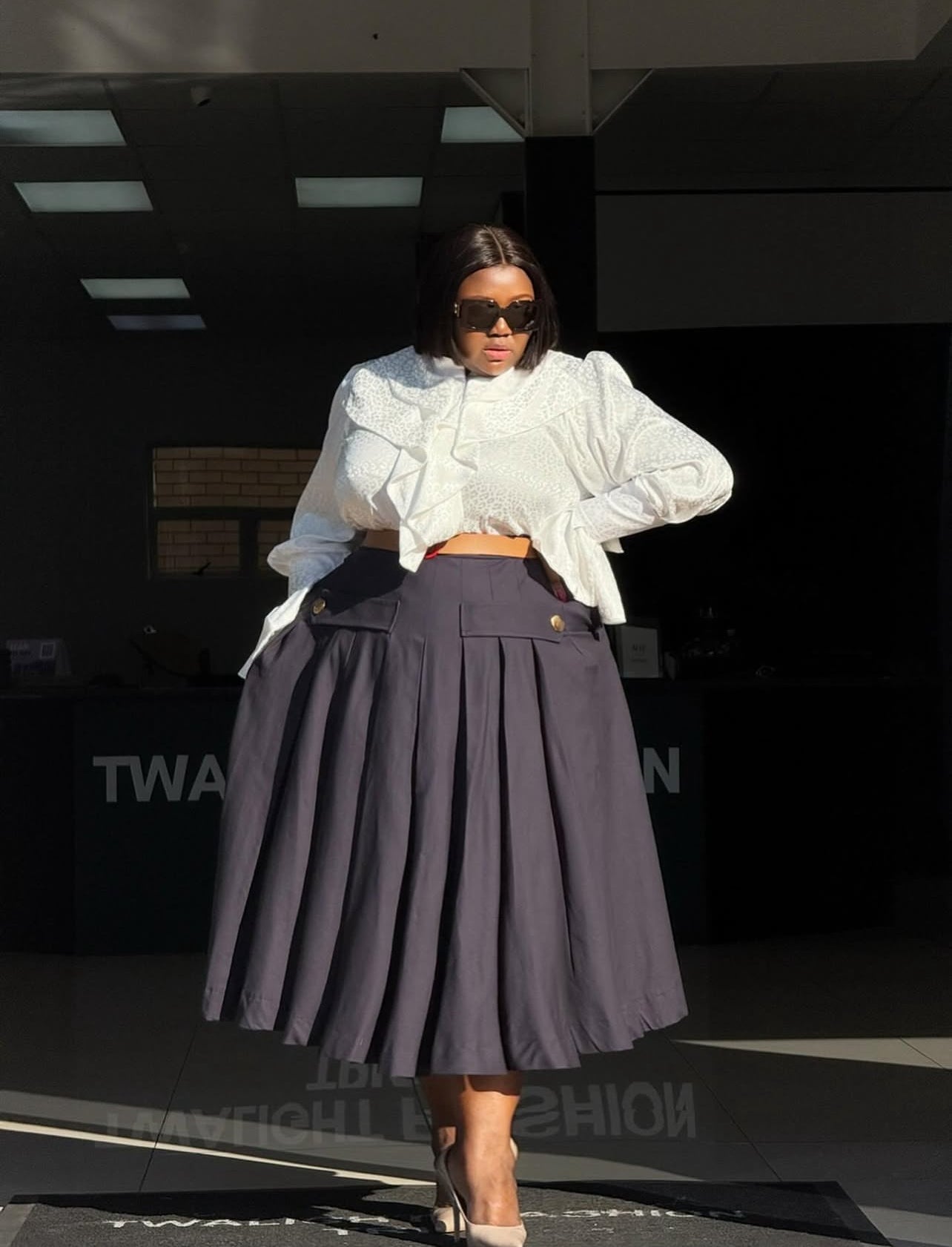 Chino skirt