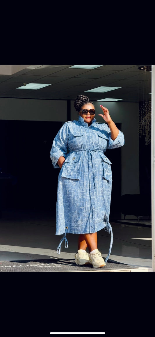Denim jacket dress