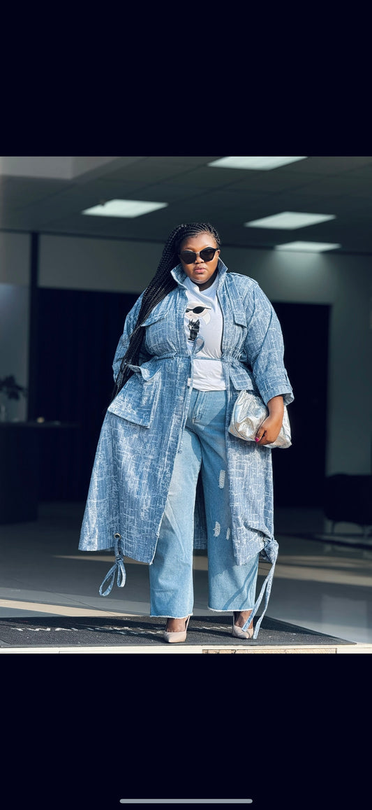 Denim jacket dress